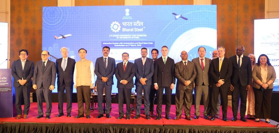 Steel Ministry engages global diplomats ahead of Bharat Steel 2026 summit